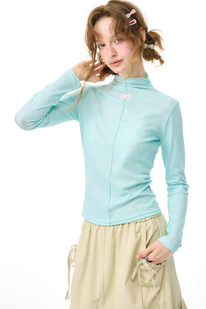 Broken Rose Knit Top