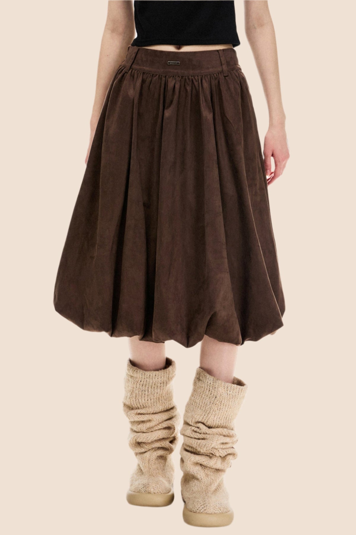 Bubble Midi Skirt