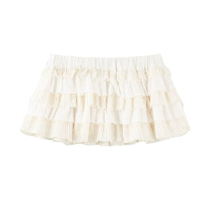 Bubble Sleeve Two Piece Cake Skirt Set-Up