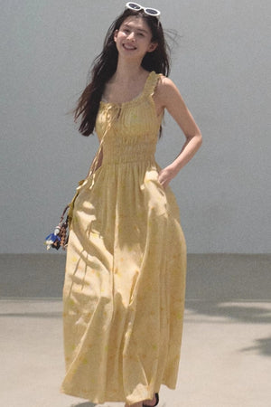 Bubbling Soda Printed Slip Dress
