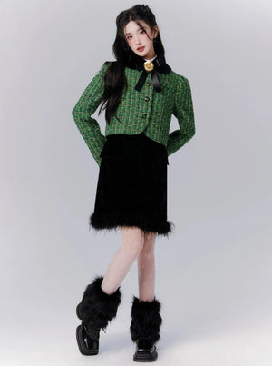 Buckle Green Fragrance Jacket