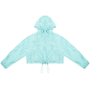 Butterfly Embroidery Hooded Jacket Set-Up