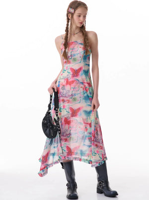 Butterfly Print Dress