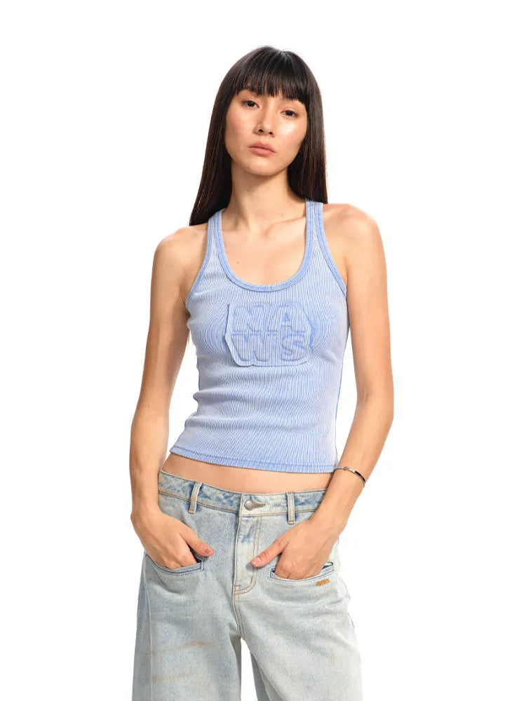 Applique U-Neck Vest Sling
