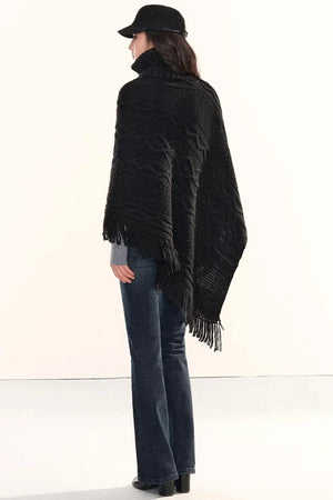 Cable Knit Tassel Sweater