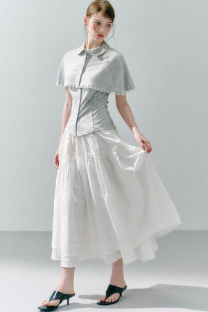 Cape Shirt Skirt Set-Up
