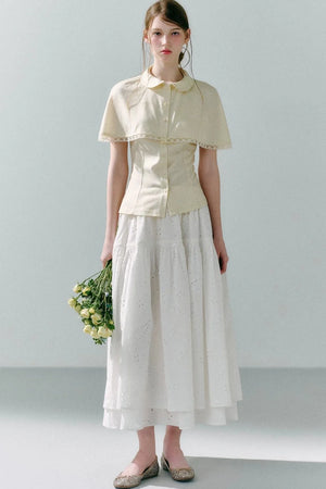 Cape Shirt Skirt Set-Up