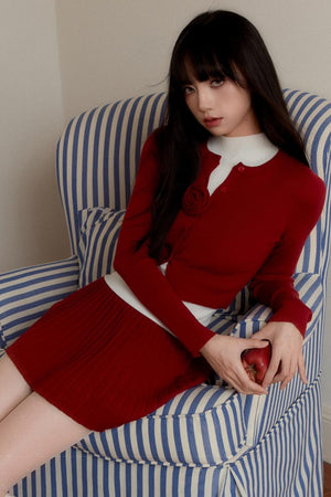 Carnival Knit Cardigan Skirt Set-Up