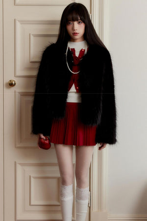Carnival Knit Cardigan Skirt Set-Up
