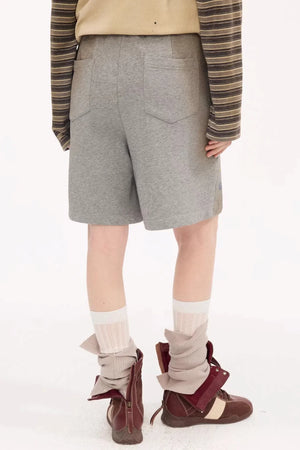 Cartoon Animal Distressed Pants