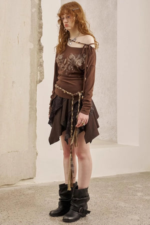 Cashew A-Line Skirt