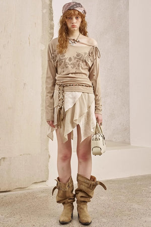 Cashew A-Line Skirt