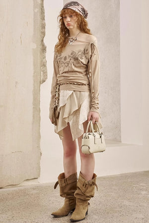 Cashew A-Line Skirt