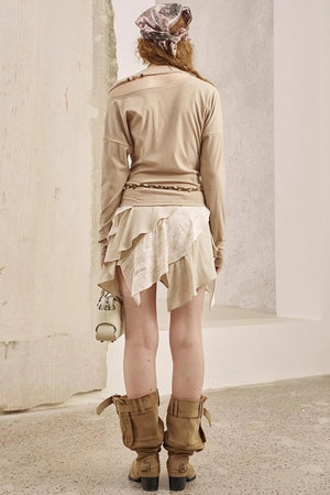 Cashew A-Line Skirt