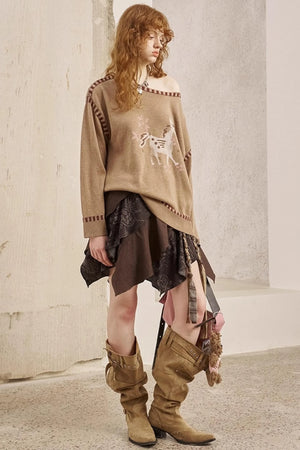 Cashew A-Line Skirt