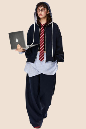 Casual Loose Top And Bottom Set-Up