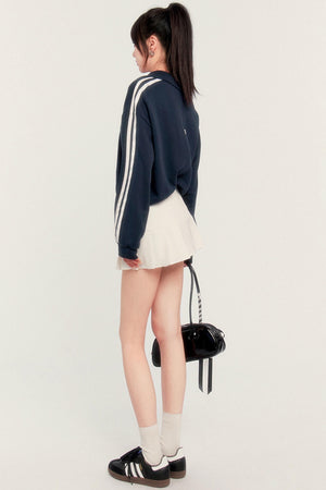 Casual Tennis Two-Piece Pleated Dress
