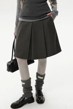 Casual Versatile Mid-Length Skirt