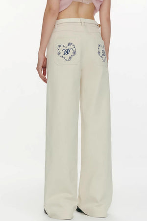 Casual Wide-Leg Long Pants