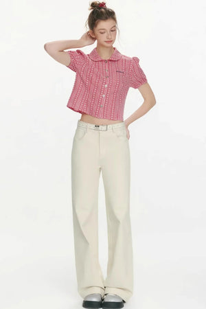 Casual Wide-Leg Long Pants