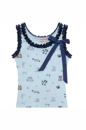 Cat Paradise Ruffled Camisole