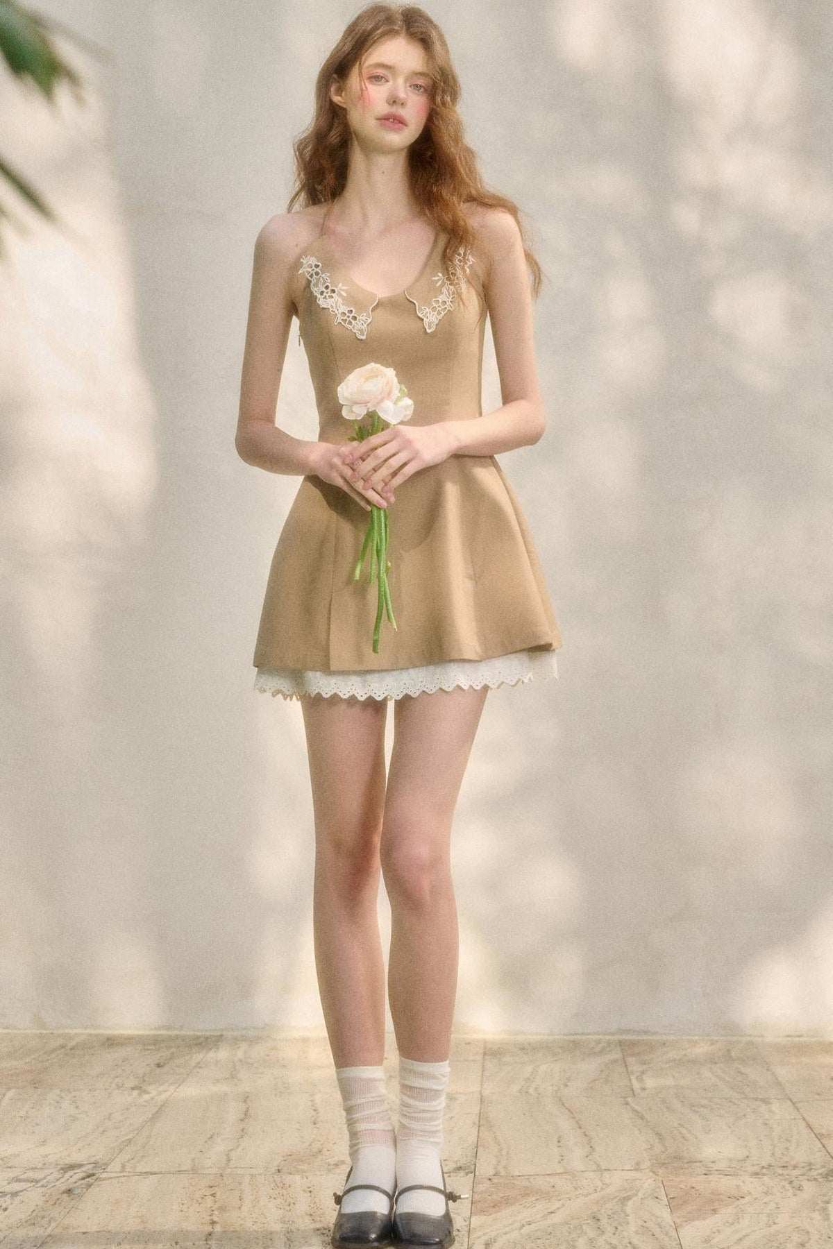 Celestial Calm Embroidered Dress