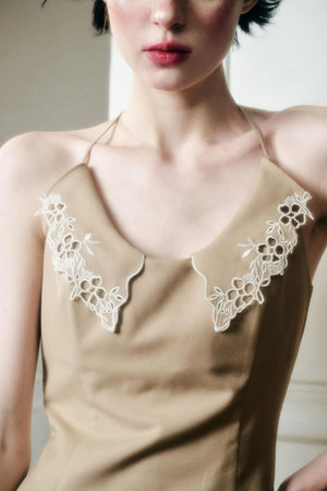 Celestial Calm Embroidered Dress