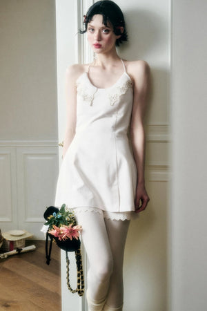 Celestial Calm Embroidered Dress