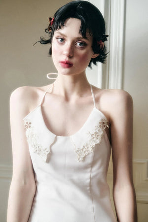 Celestial Calm Embroidered Dress