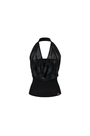 Chain Halter Neck Tank Top