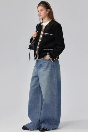 Chanel-Inspired Corduroy Jacket