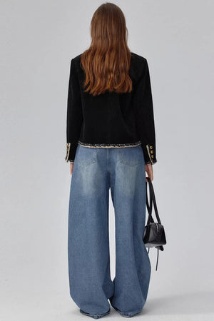 Chanel-Inspired Corduroy Jacket