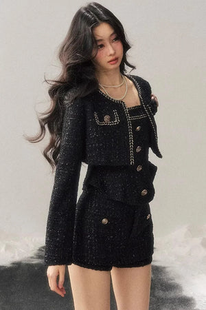 Chanel Wool Coat Skirt Set-Up