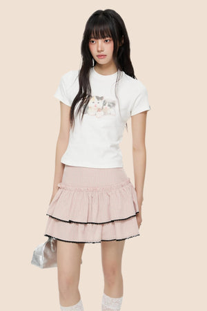 Charming Graphic Summer Tee