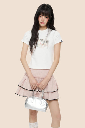 Charming Graphic Summer Tee