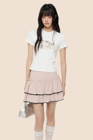 Charming Graphic Summer Tee