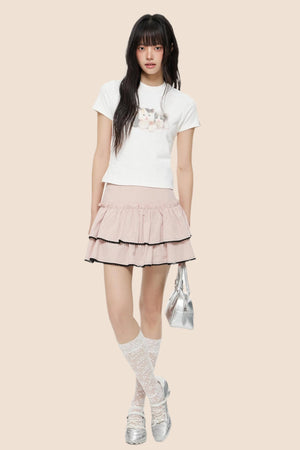 Charming Graphic Summer Tee