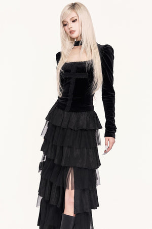 Chasing Light Mesh Cake Skirt