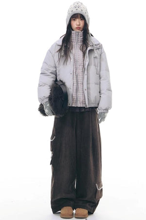 Chenille Multi-Pocket Pants