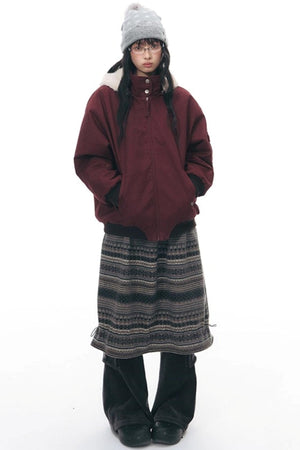 Chenille Slim Flared Pants