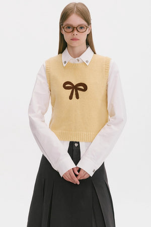 Cherry Bow Vest