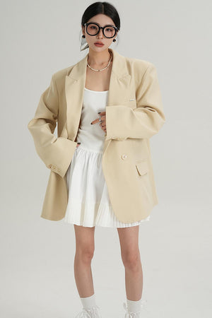 Chic Black And Cream Elegant Jacket