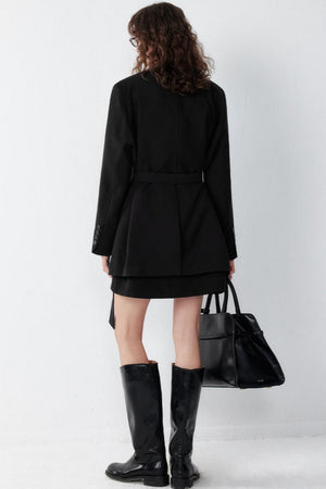 Chic Black Ensemble Dress Set-Up