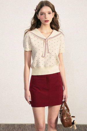 Chic High-Waist Mini Skirt