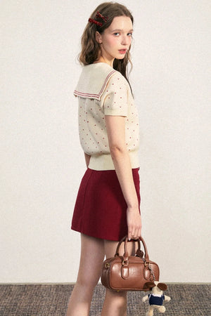 Chic High-Waist Mini Skirt