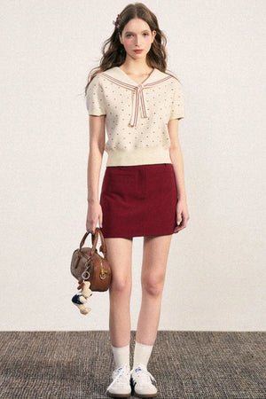 Chic High-Waist Mini Skirt