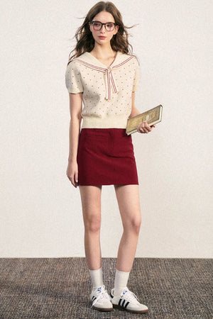 Chic High-Waist Mini Skirt