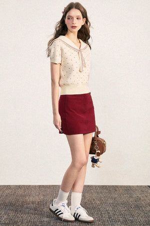 Chic High-Waist Mini Skirt