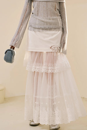 Chic Lace Half Skirt