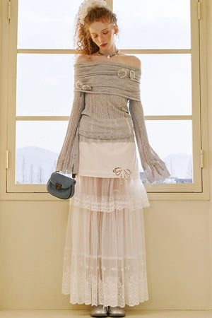 Chic Lace Half Skirt